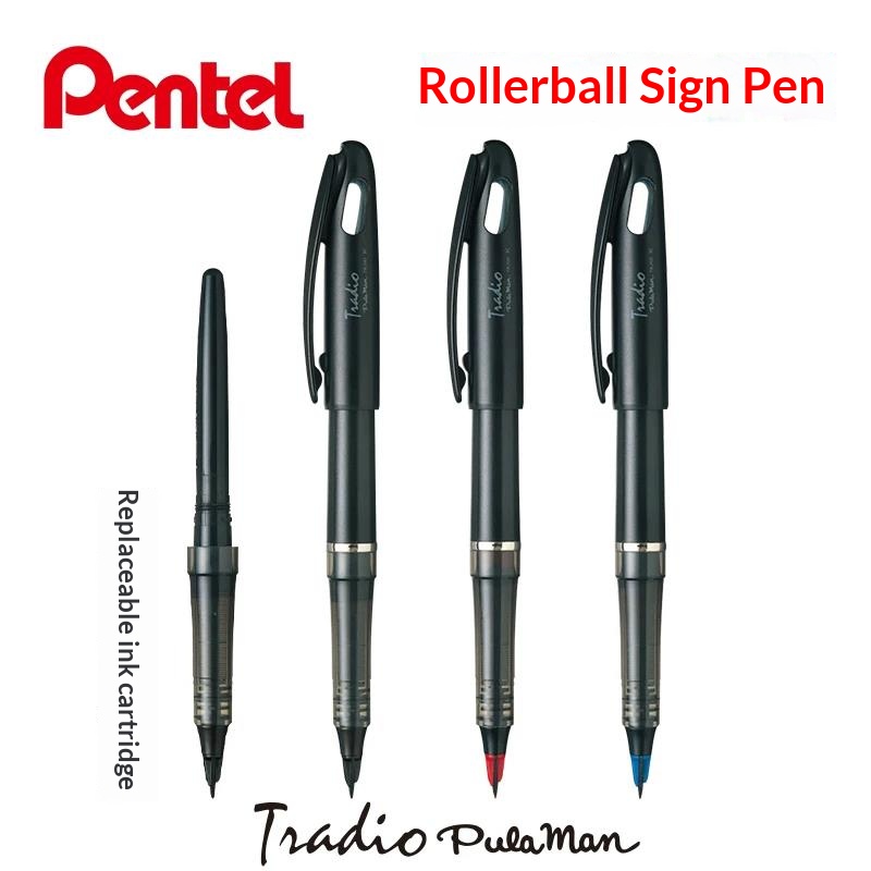 Pentel Pen Sign Pen - Caneta Pentel Tradio TRJ50, modelo executivo,