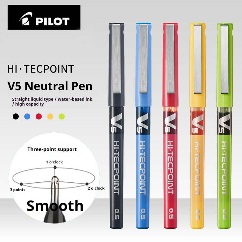 Canetas de Gel Multicoloridas  - Pilot Pen V5 avaliação e preço