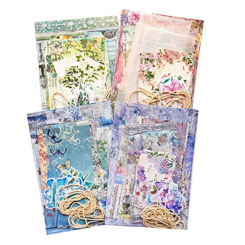 1 pacote/40 peças de papel vin - Embellishments For Scrapbooking avaliação e preço