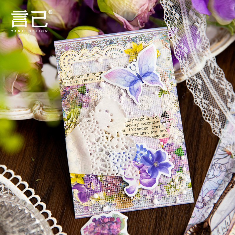 1 pacote/40 peças de papel vin - Embellishments For Scrapbooking avaliação e preço