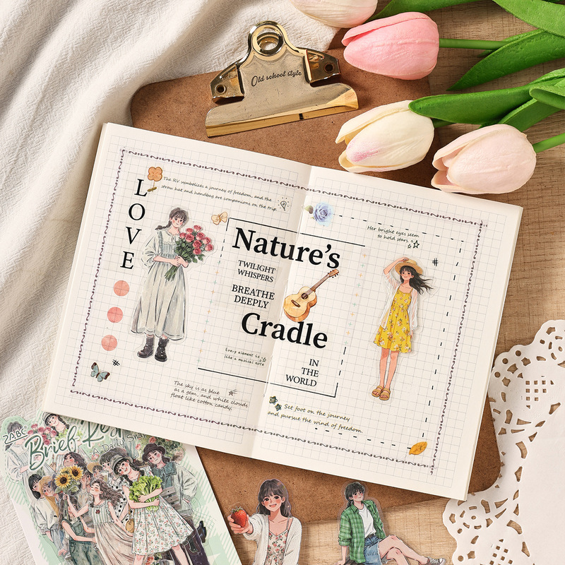Pacote de Adesivos de Personag - Embellishments For Scrapbooking avaliação e preço
